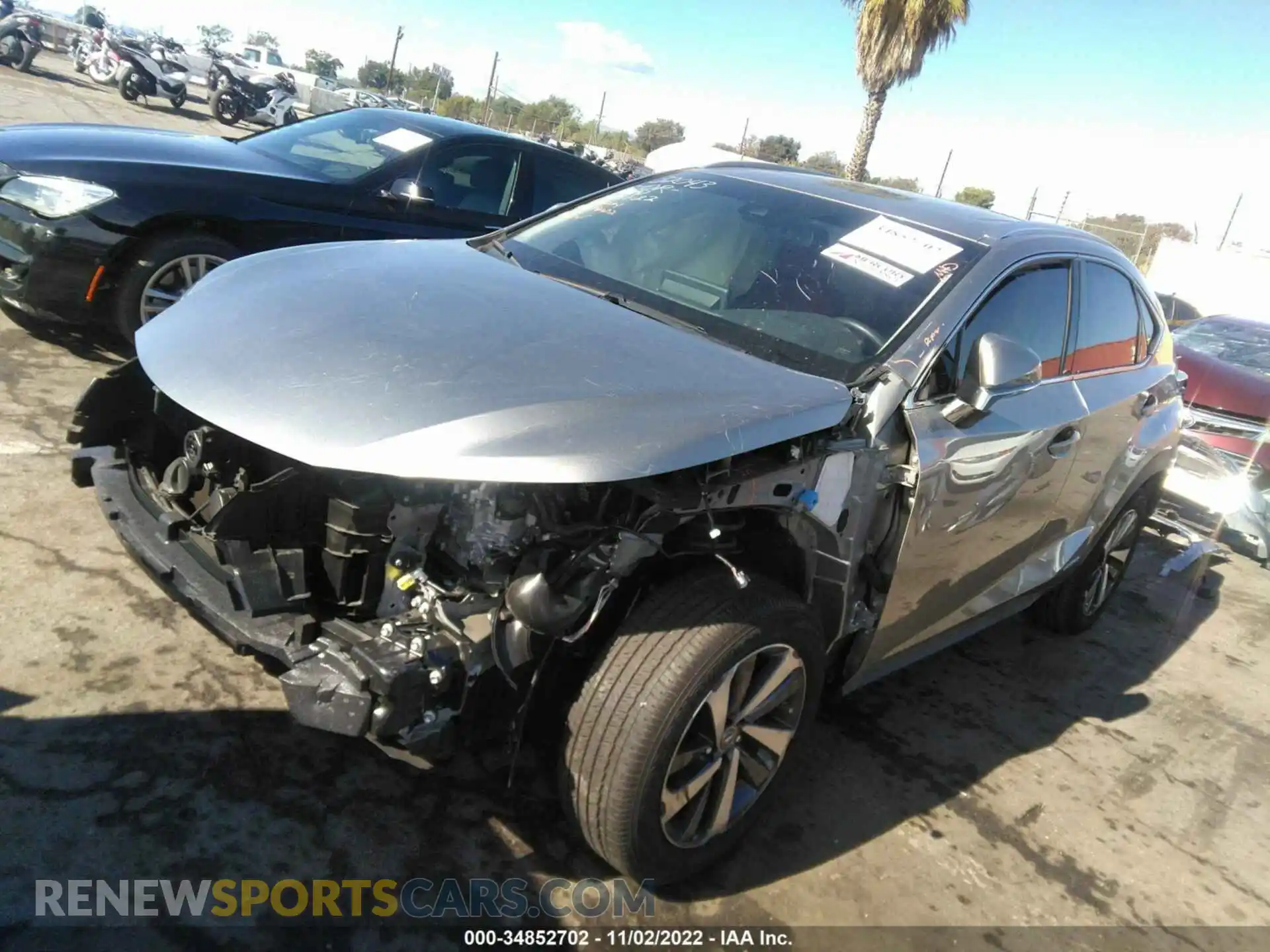 2 Photograph of a damaged car JTJGJRDZ5M2158625 LEXUS NX 2021