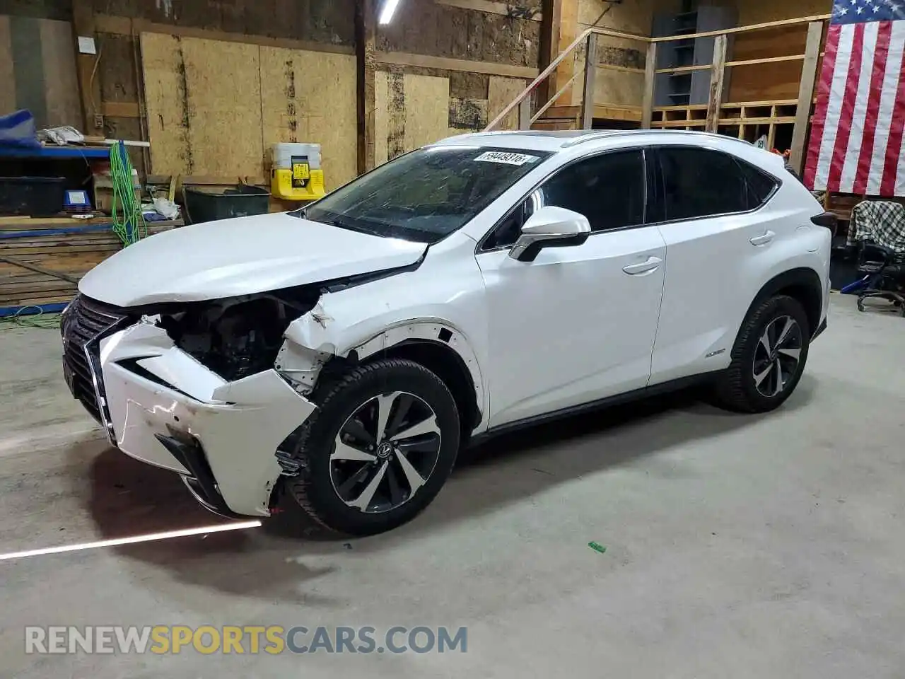 1 fotografías del automóvil dañado JTJGJRDZ5M2170709 LEXUS NX 2021