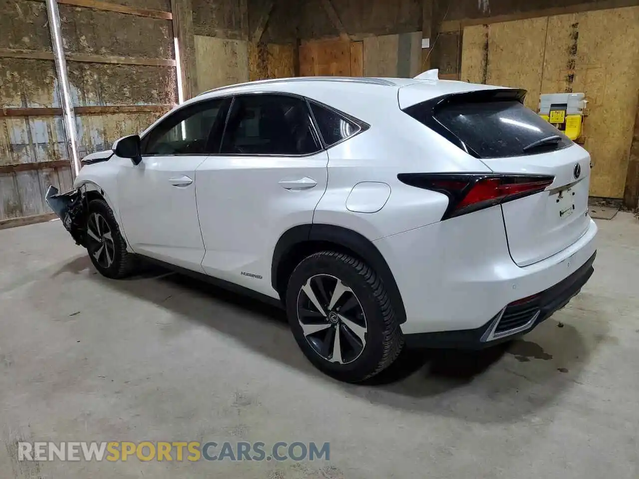 2 fotografías del automóvil dañado JTJGJRDZ5M2170709 LEXUS NX 2021