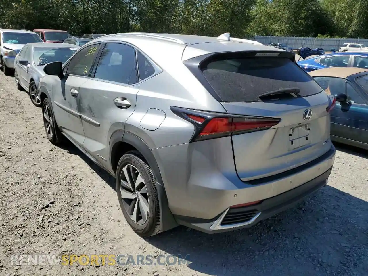 3 Photograph of a damaged car JTJGJRDZ8M2150146 LEXUS NX 2021