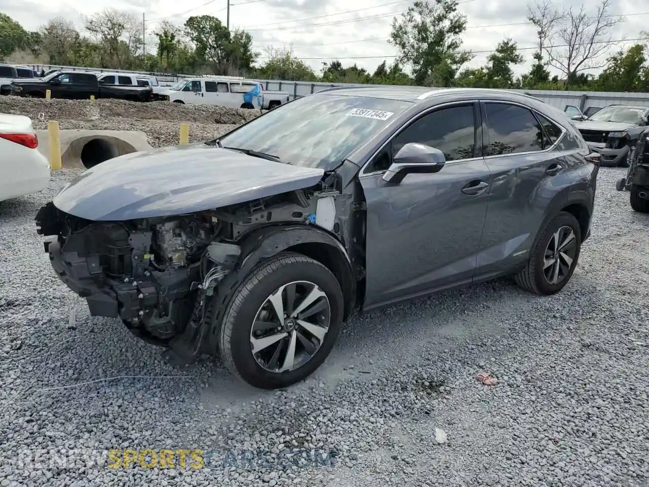 1 Photograph of a damaged car JTJGJRDZXM2155719 LEXUS NX 2021