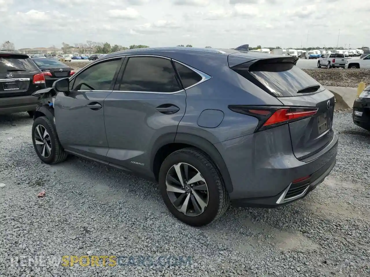 2 Photograph of a damaged car JTJGJRDZXM2155719 LEXUS NX 2021