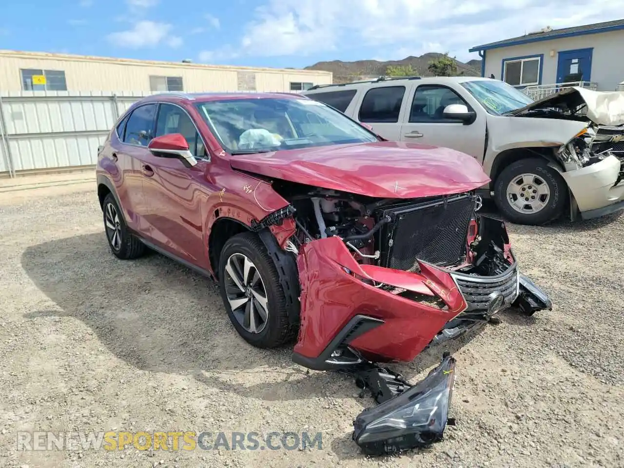 1 Photograph of a damaged car JTJHARBZ5M5032125 LEXUS NX 2021