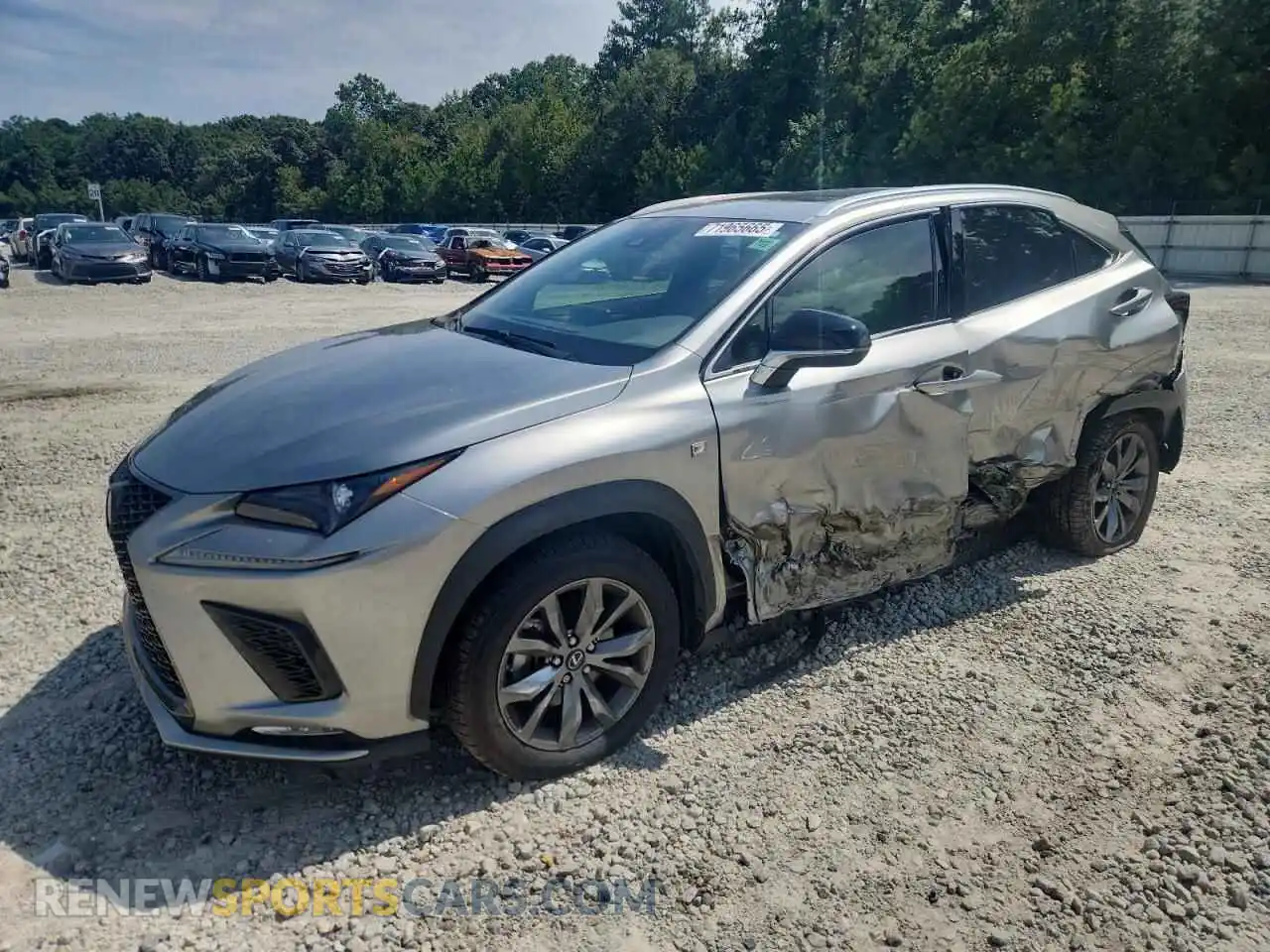 1 Photograph of a damaged car JTJSARBZ0M2183090 LEXUS NX 2021