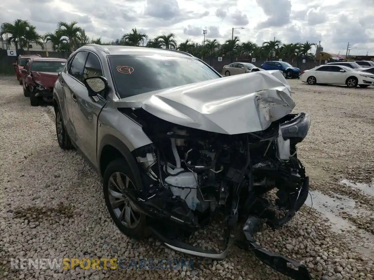 1 Photograph of a damaged car JTJSARBZ0M2186328 LEXUS NX 2021