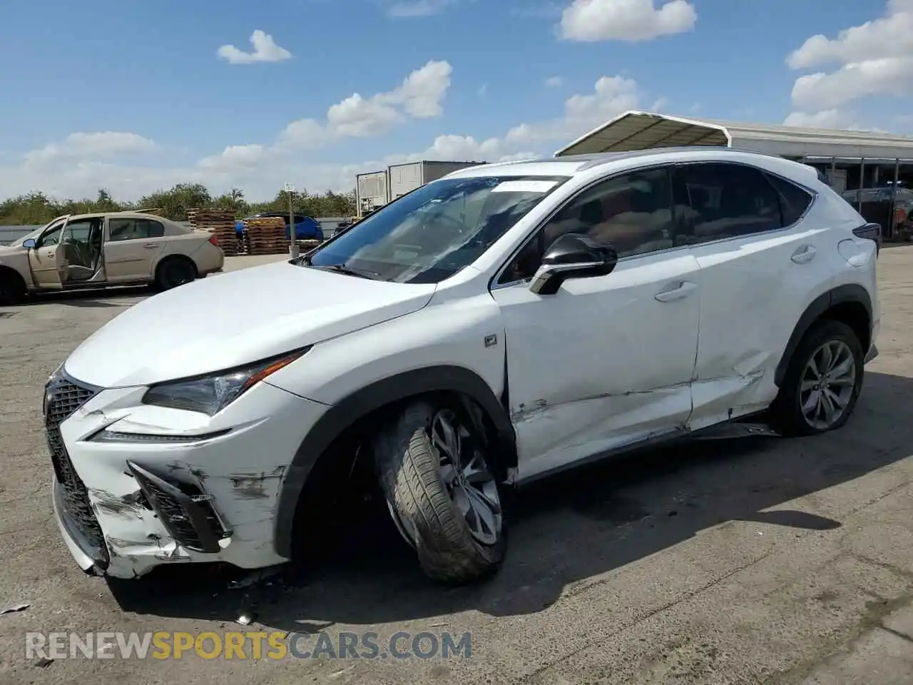 1 Photograph of a damaged car JTJSARBZ0M2196454 LEXUS NX 2021