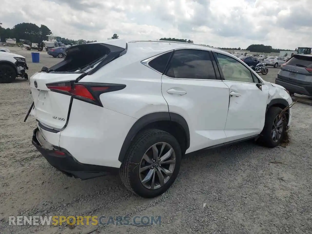 3 Фотография поврежденного автомобиля JTJSARBZ0M2199967 LEXUS NX 2021