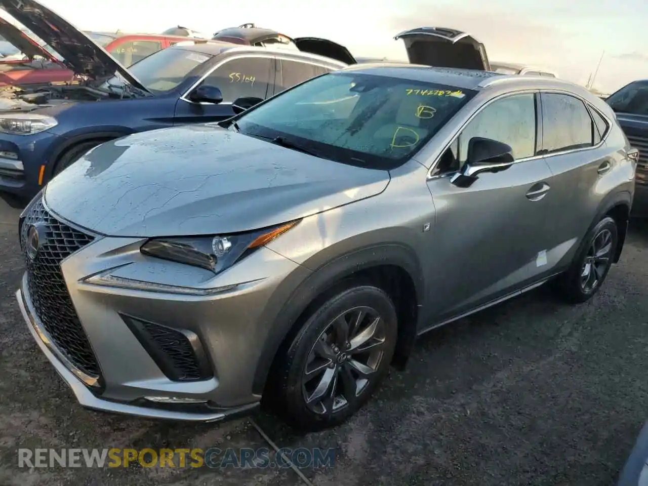 1 Photograph of a damaged car JTJSARBZ0M2202446 LEXUS NX 2021