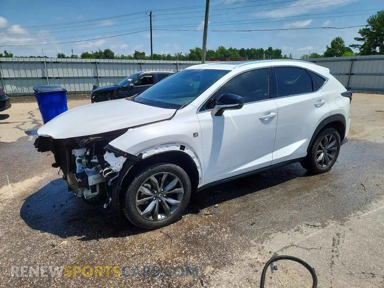 1 Photograph of a damaged car JTJSARBZ0M2203421 LEXUS NX 2021
