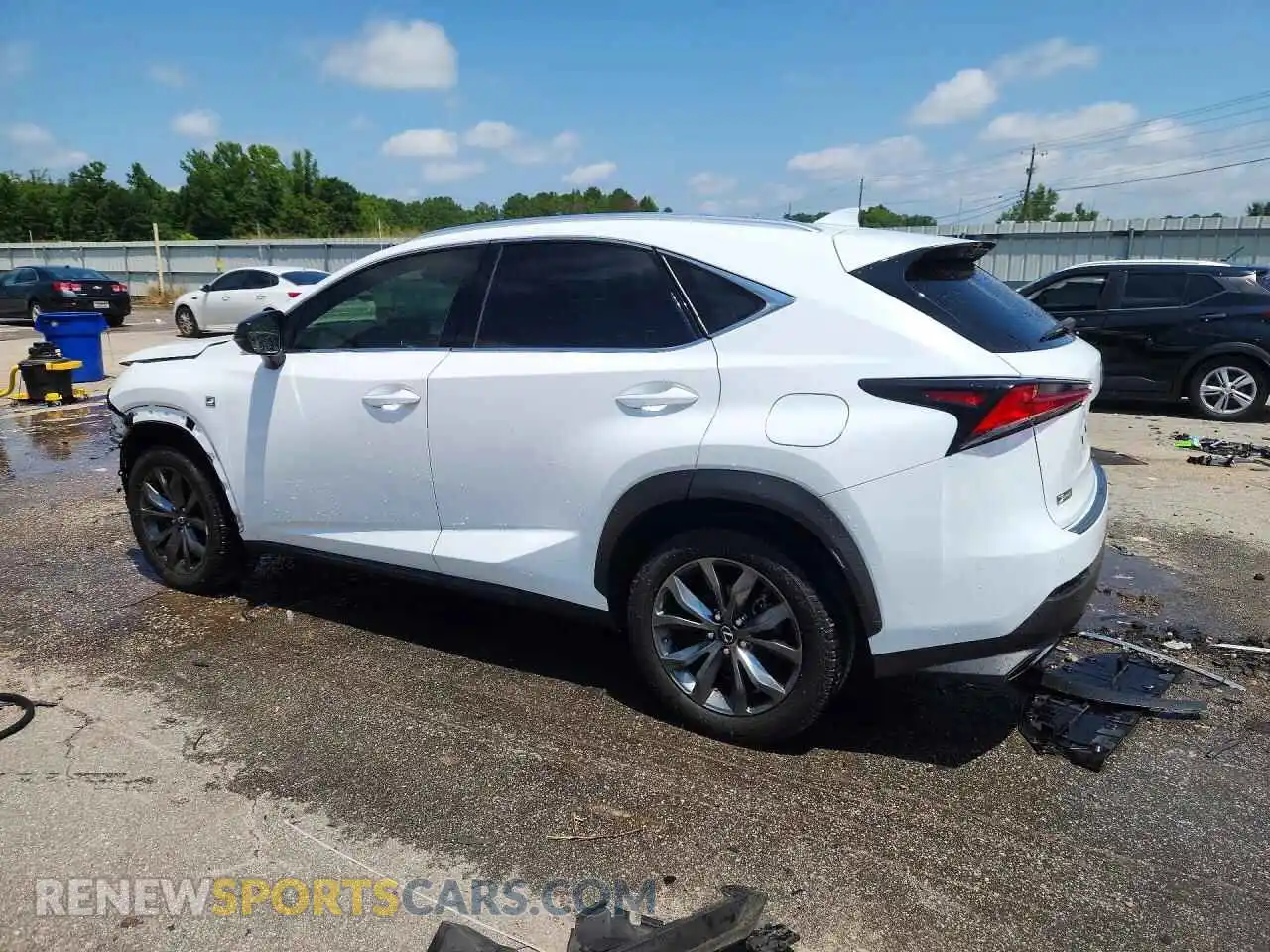 2 Photograph of a damaged car JTJSARBZ0M2203421 LEXUS NX 2021