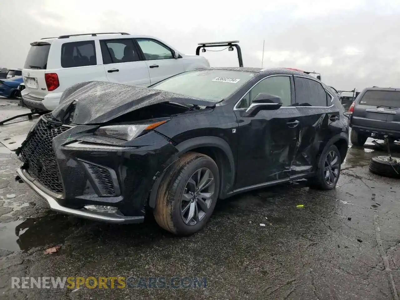 1 Photograph of a damaged car JTJSARBZ1M2179534 LEXUS NX 2021