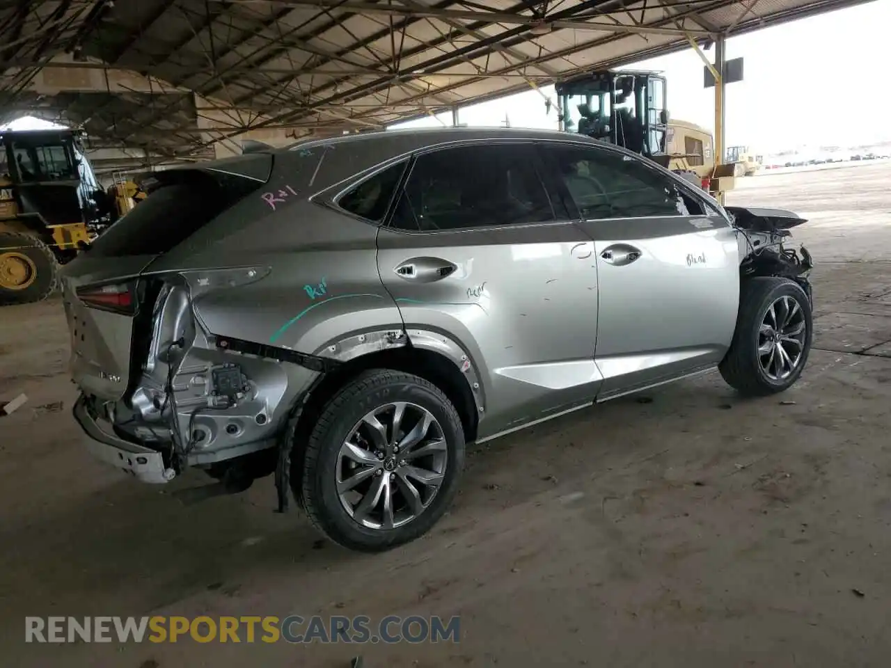 3 Фотография поврежденного автомобиля JTJSARBZ1M2201094 LEXUS NX 2021