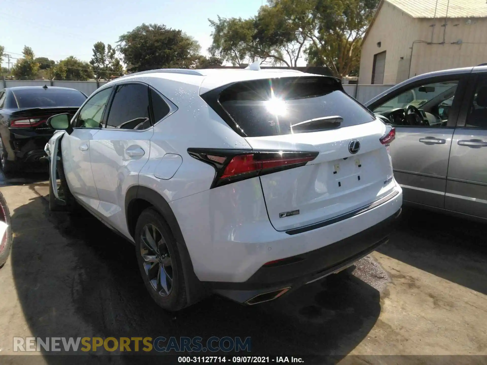 3 Photograph of a damaged car JTJSARBZ2M5025767 LEXUS NX 2021