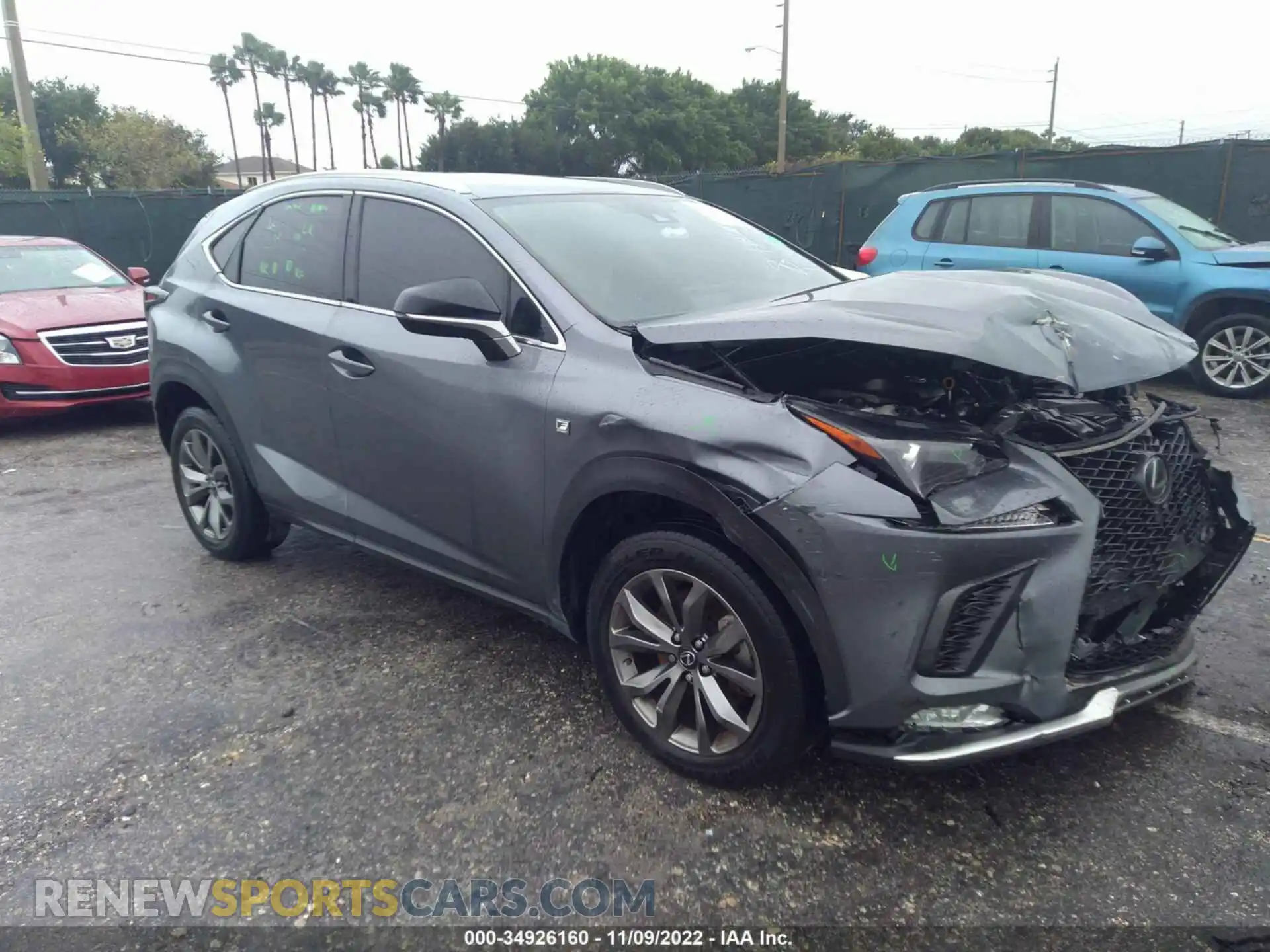 1 Photograph of a damaged car JTJSARBZ3M2181883 LEXUS NX 2021