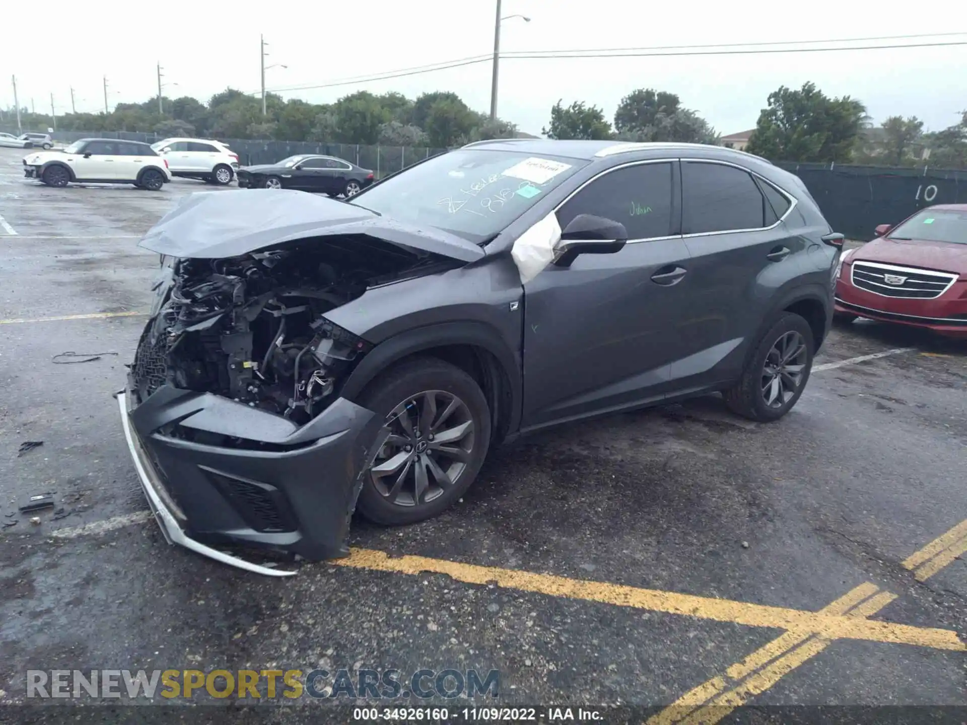 2 Photograph of a damaged car JTJSARBZ3M2181883 LEXUS NX 2021