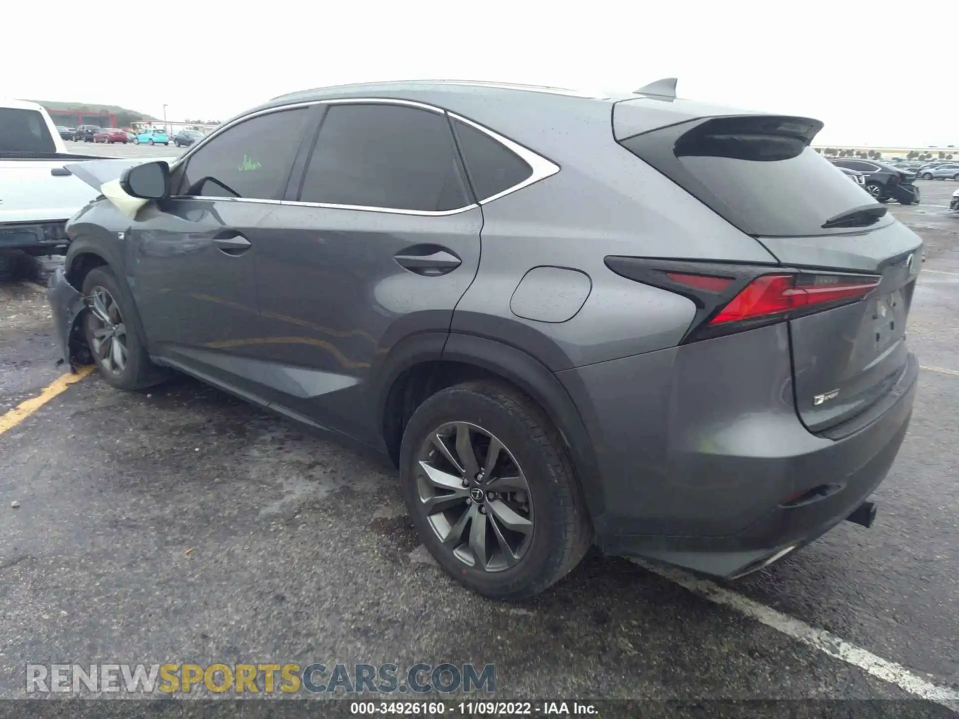 3 Photograph of a damaged car JTJSARBZ3M2181883 LEXUS NX 2021