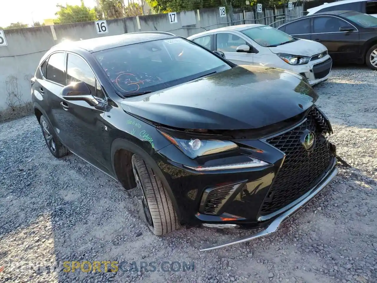 1 Photograph of a damaged car JTJSARBZ3M2184797 LEXUS NX 2021