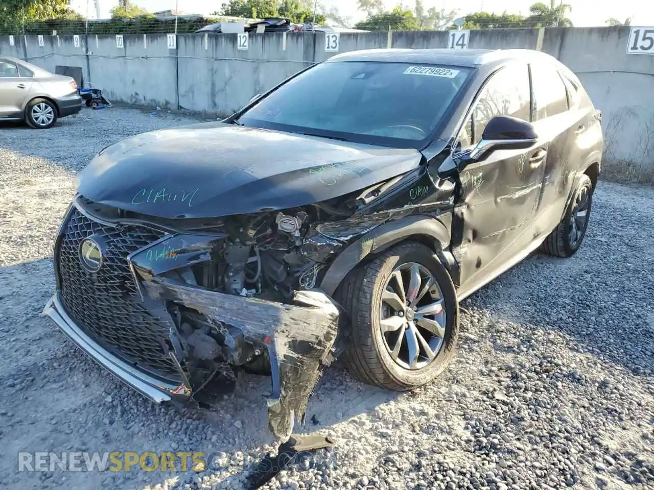 2 Photograph of a damaged car JTJSARBZ3M2184797 LEXUS NX 2021