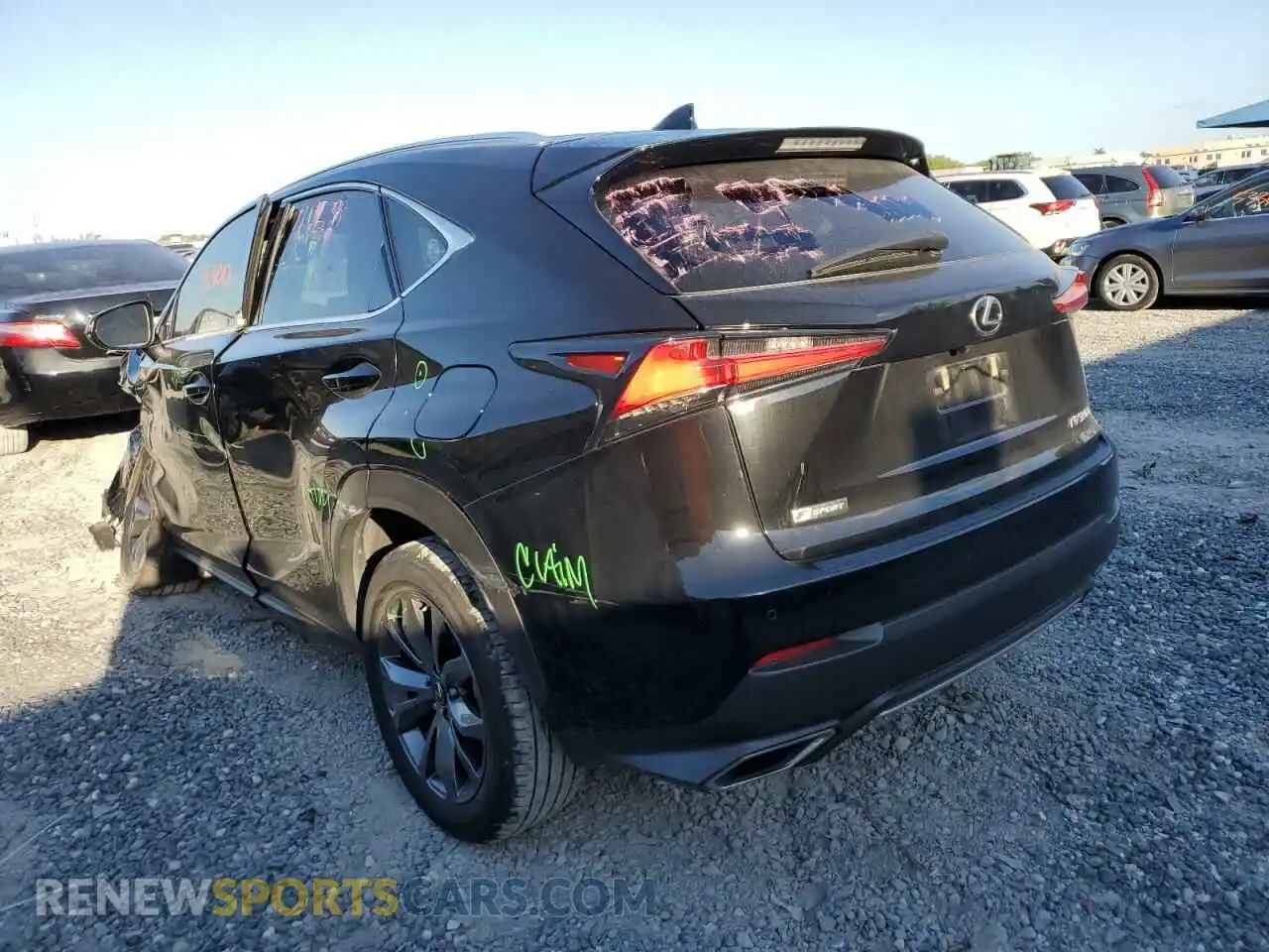 3 Photograph of a damaged car JTJSARBZ3M2184797 LEXUS NX 2021
