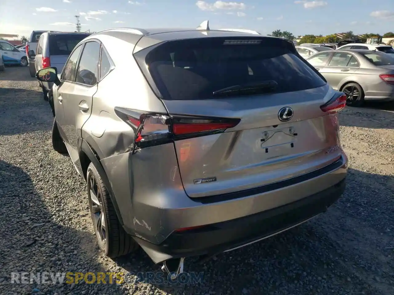 3 Photograph of a damaged car JTJSARBZ3M2194097 LEXUS NX 2021