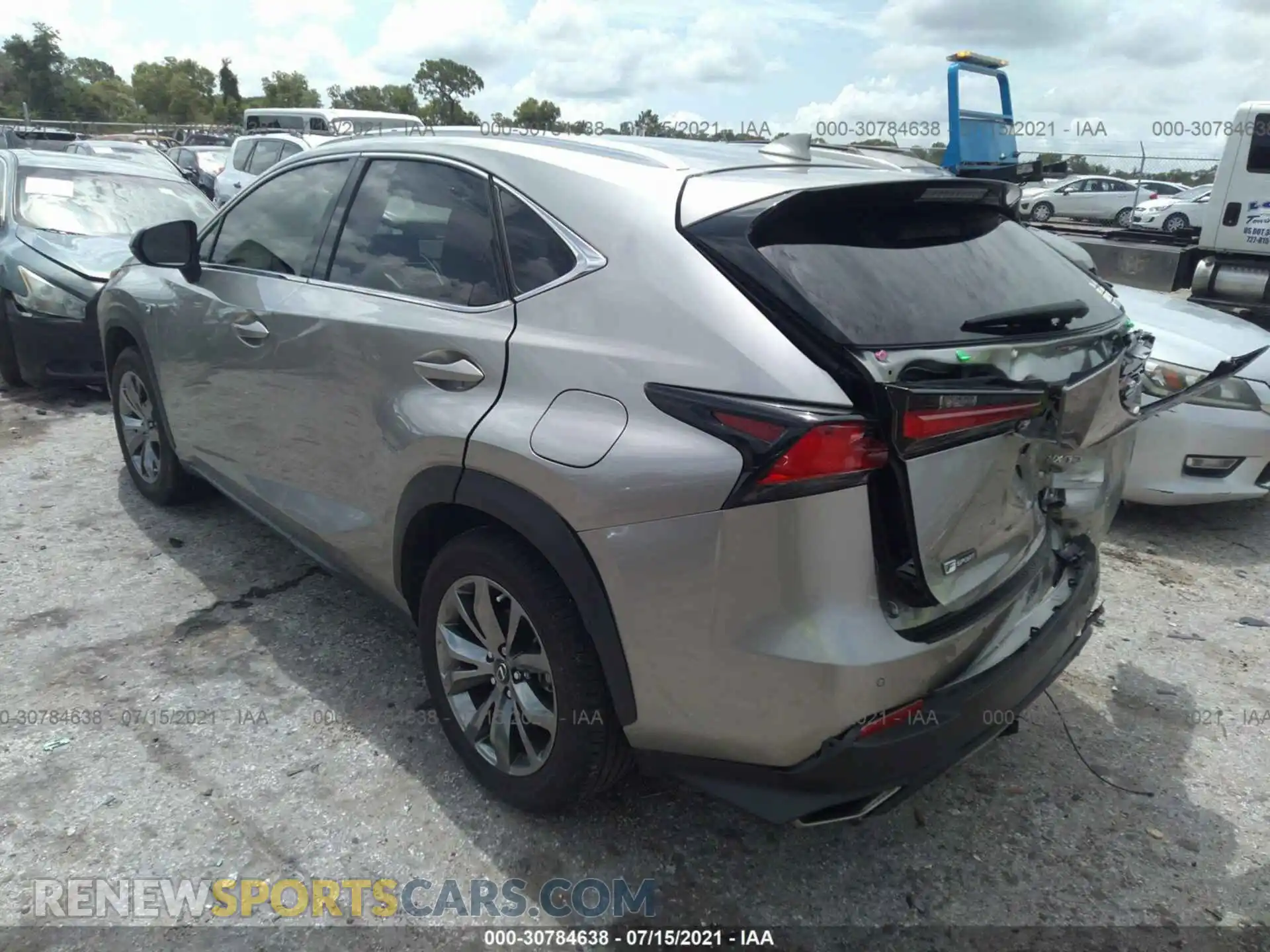 3 Photograph of a damaged car JTJSARBZ4M2181732 LEXUS NX 2021