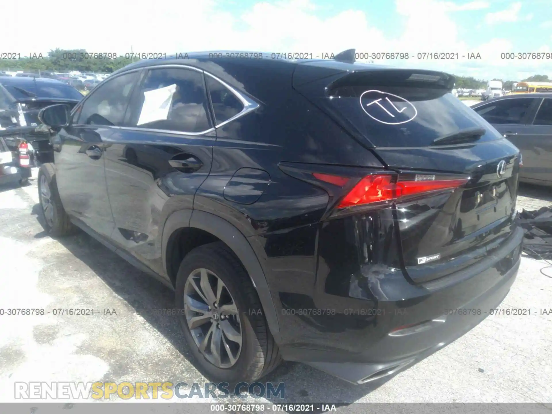 3 Photograph of a damaged car JTJSARBZ4M2184761 LEXUS NX 2021