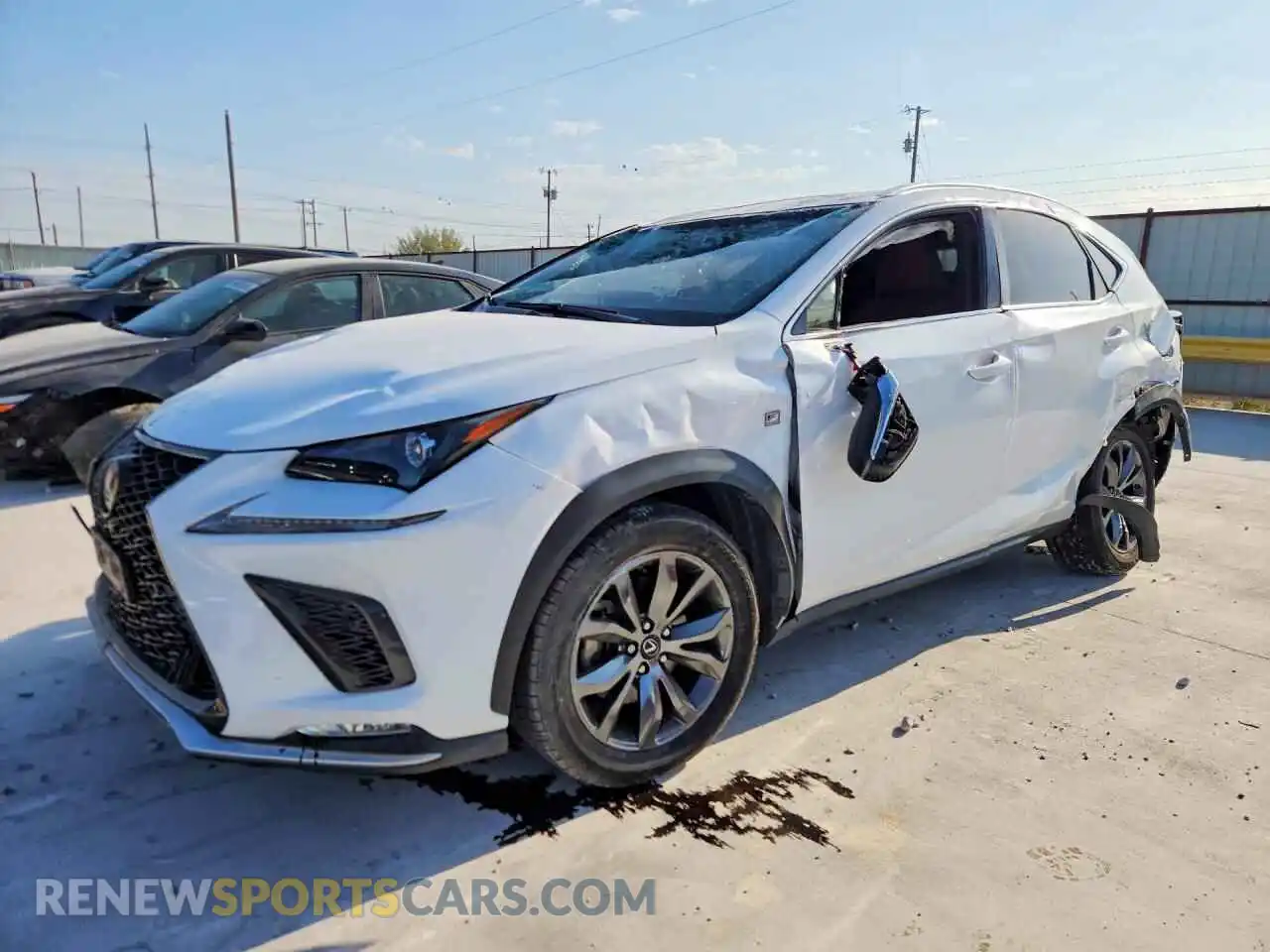 1 Photograph of a damaged car JTJSARBZ5M2192559 LEXUS NX 2021