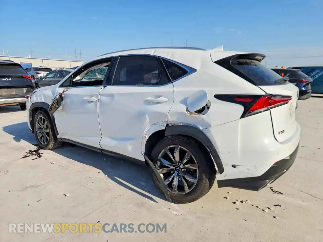 2 Photograph of a damaged car JTJSARBZ5M2192559 LEXUS NX 2021
