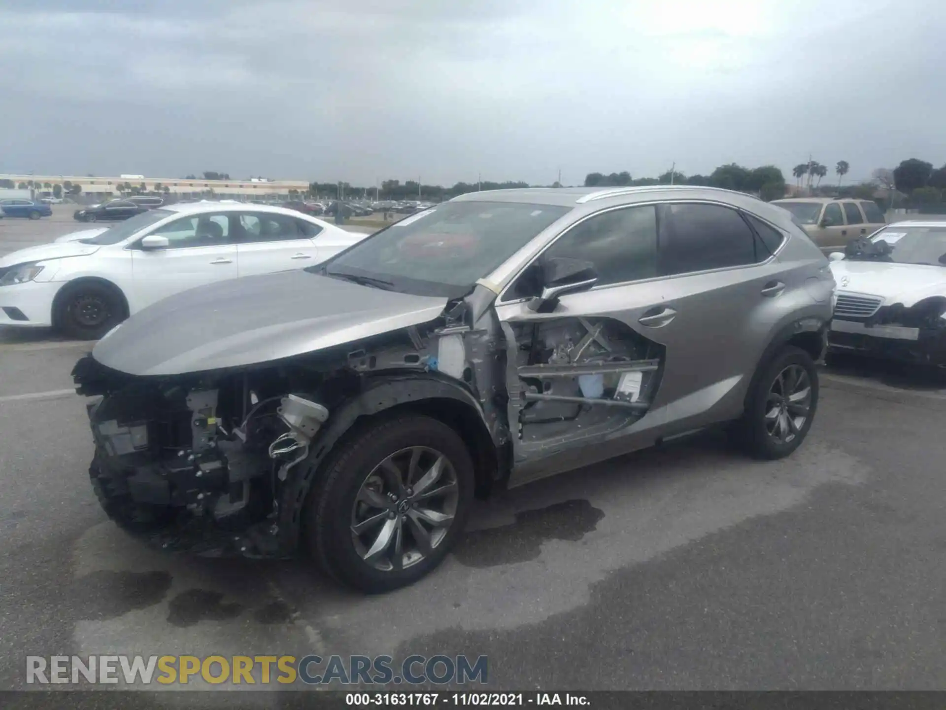 2 Photograph of a damaged car JTJSARBZ6M2192649 LEXUS NX 2021