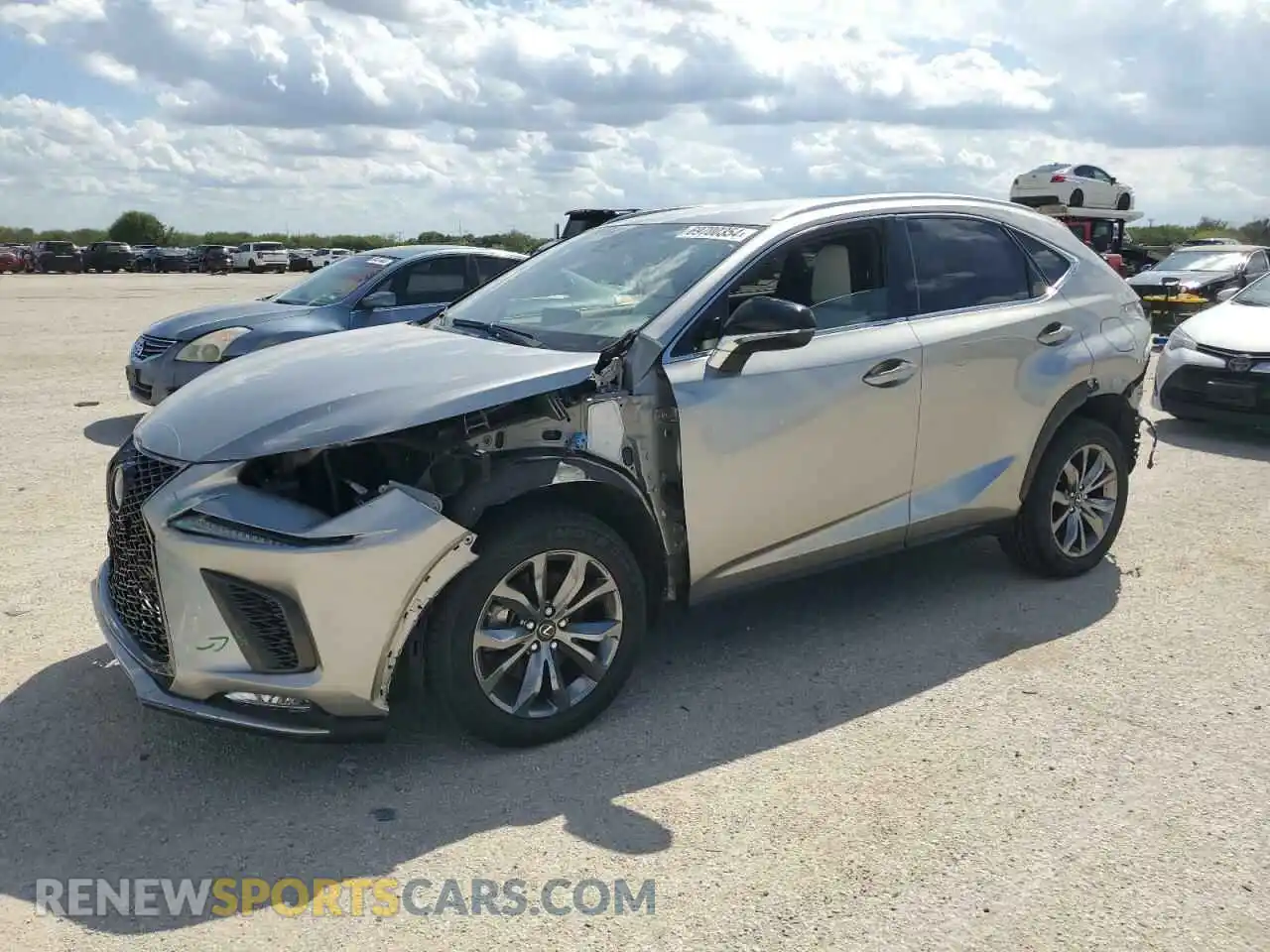 1 Photograph of a damaged car JTJSARBZ6M2198502 LEXUS NX 2021