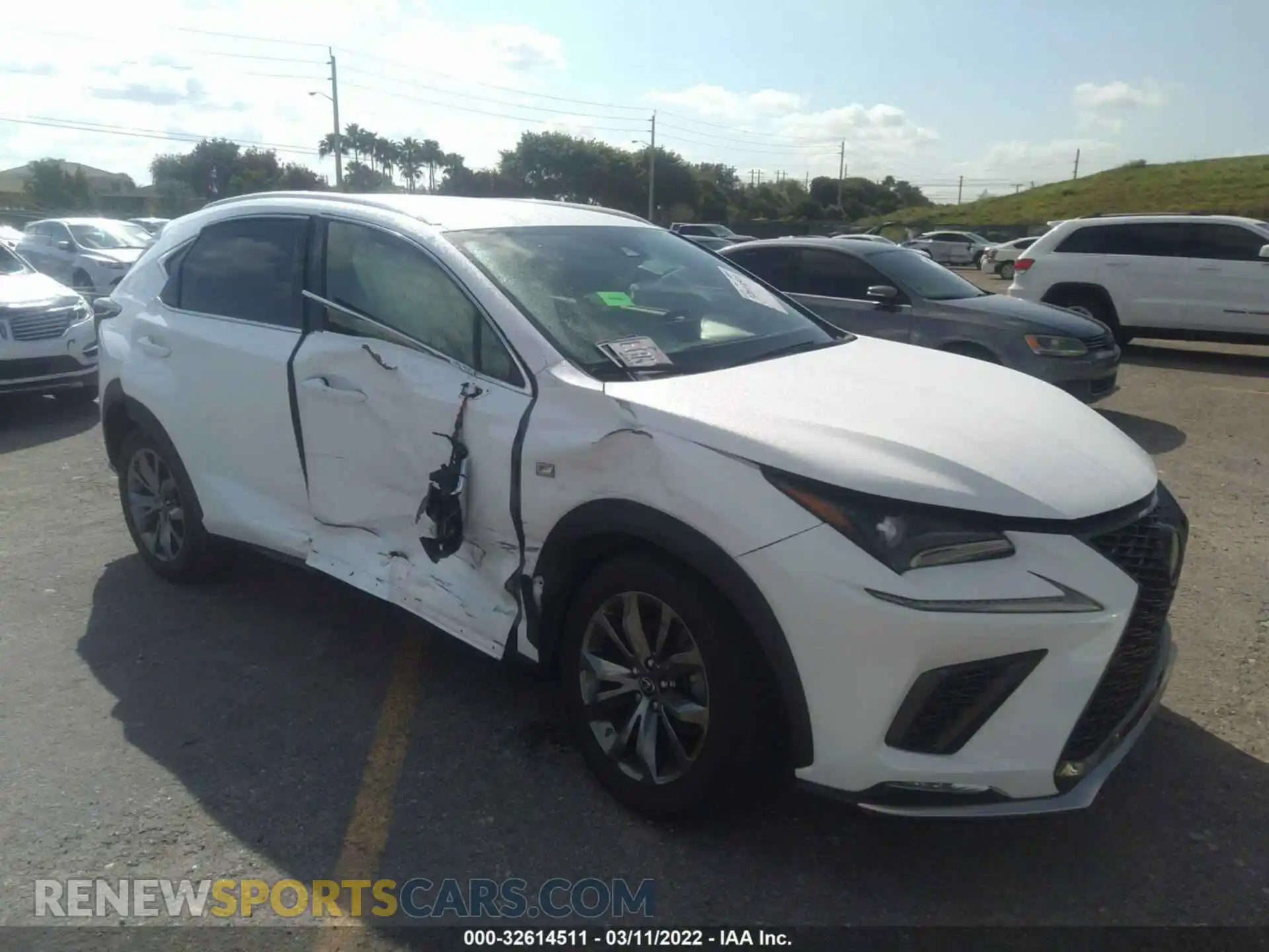 1 Photograph of a damaged car JTJSARBZXM2188720 LEXUS NX 2021