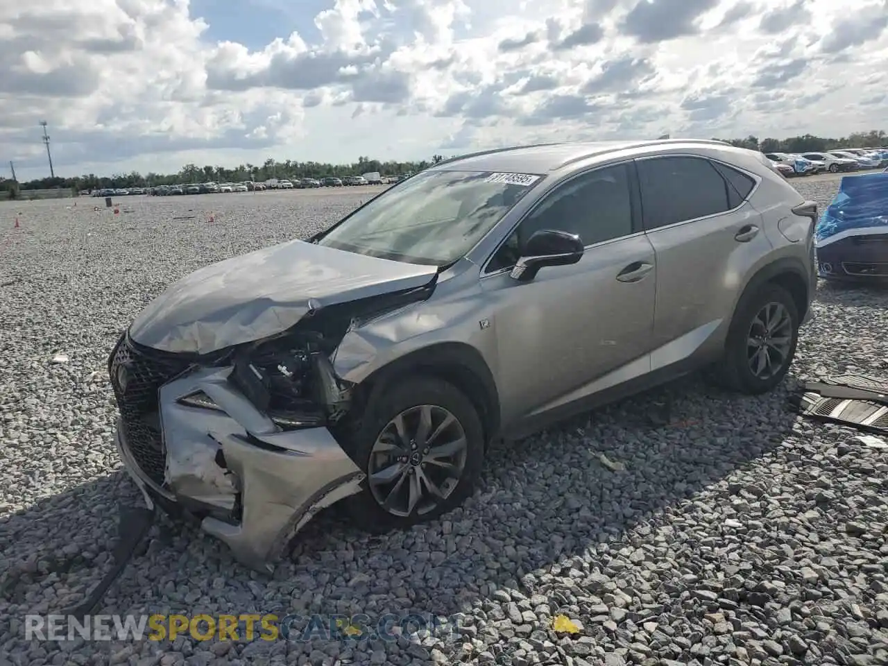 1 Photograph of a damaged car JTJSARBZXM2190242 LEXUS NX 2021