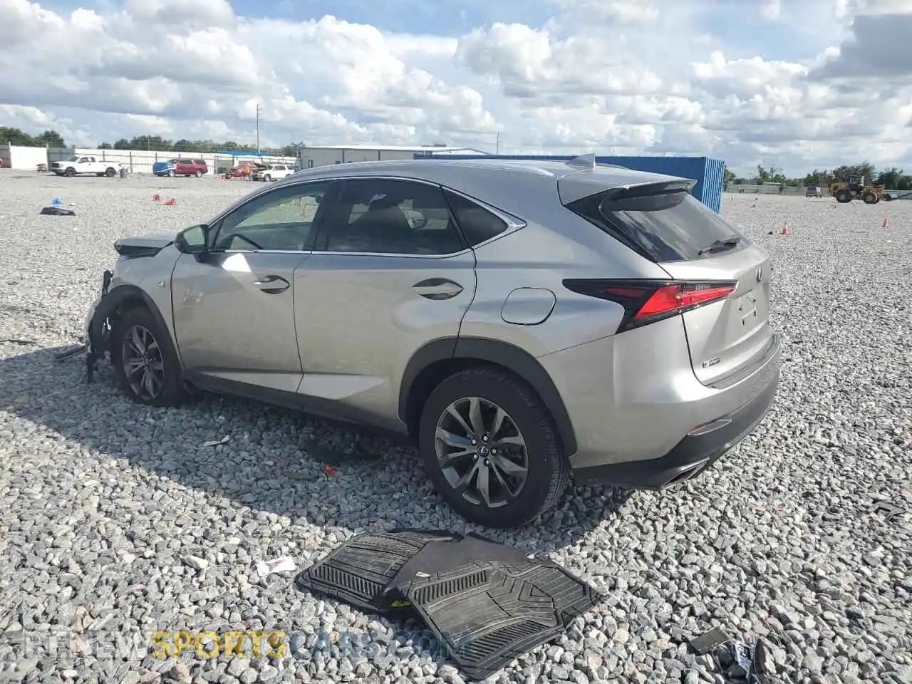 2 Photograph of a damaged car JTJSARBZXM2190242 LEXUS NX 2021