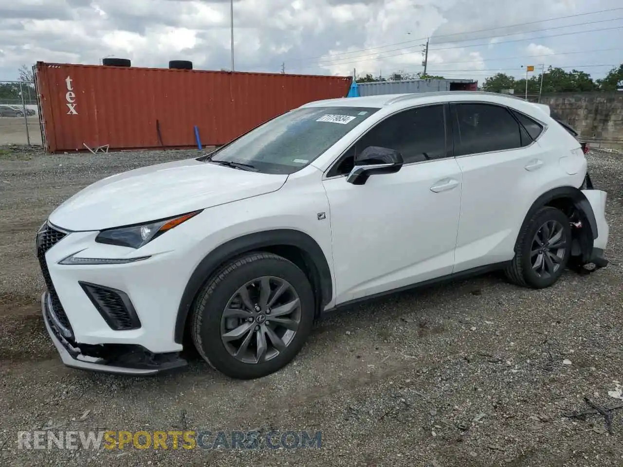 1 Photograph of a damaged car JTJSARBZXM2192847 LEXUS NX 2021