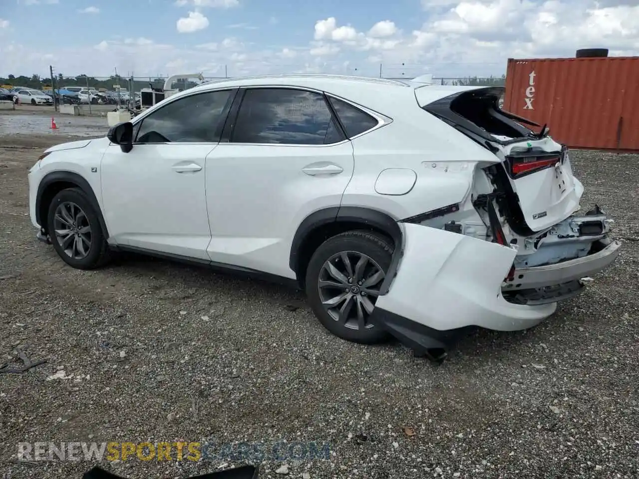 2 Photograph of a damaged car JTJSARBZXM2192847 LEXUS NX 2021