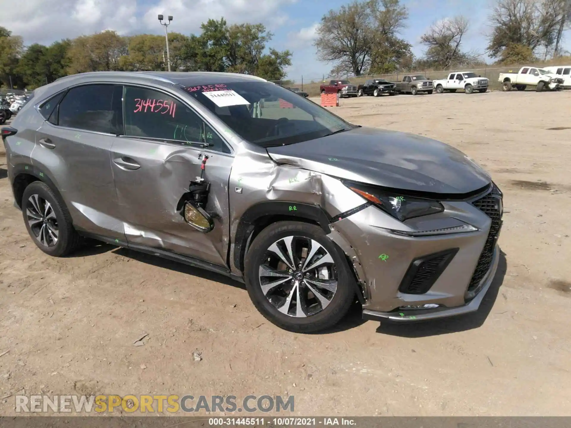 1 Photograph of a damaged car JTJSARDZ1M2240524 LEXUS NX 2021