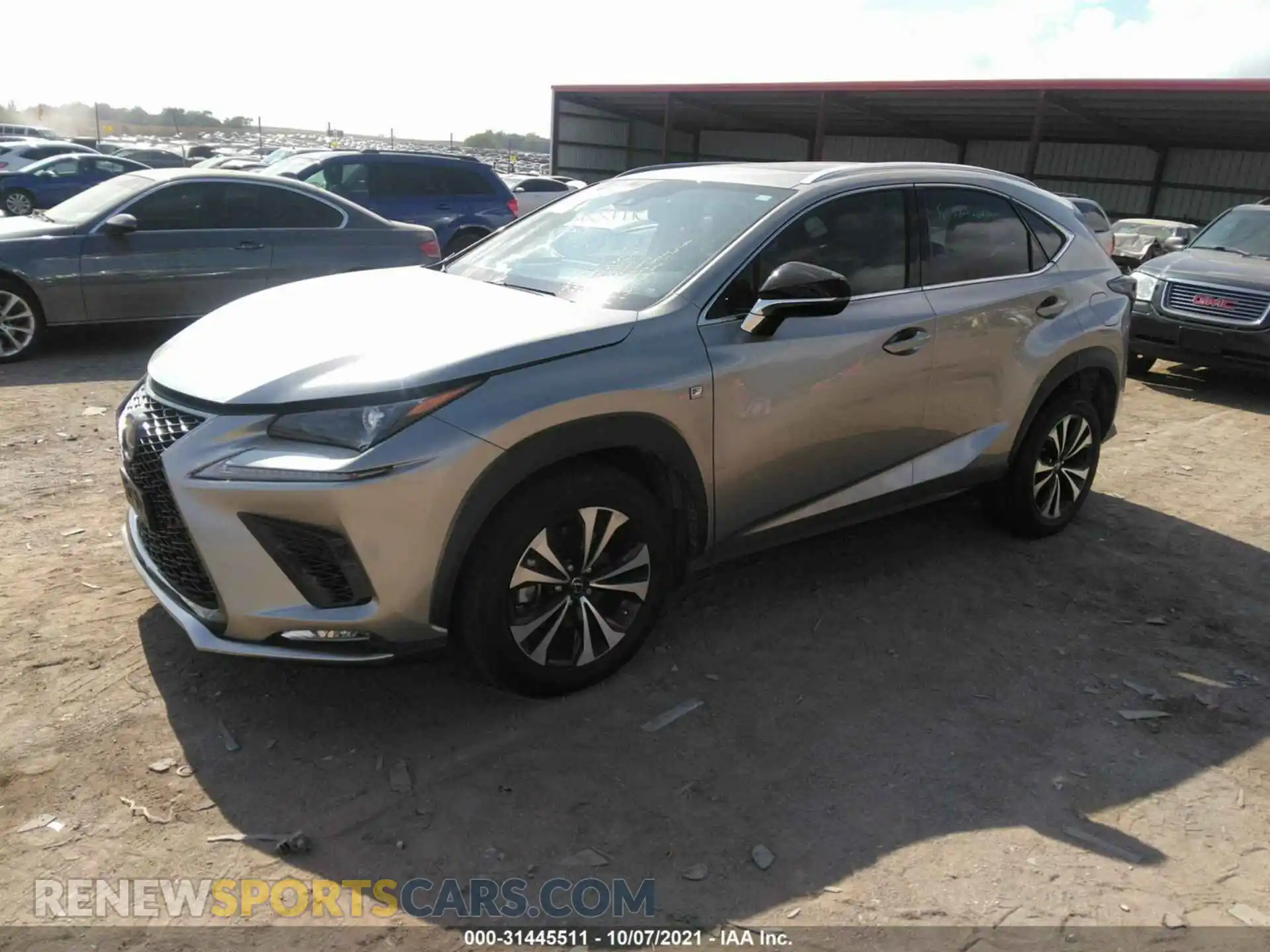 2 Photograph of a damaged car JTJSARDZ1M2240524 LEXUS NX 2021