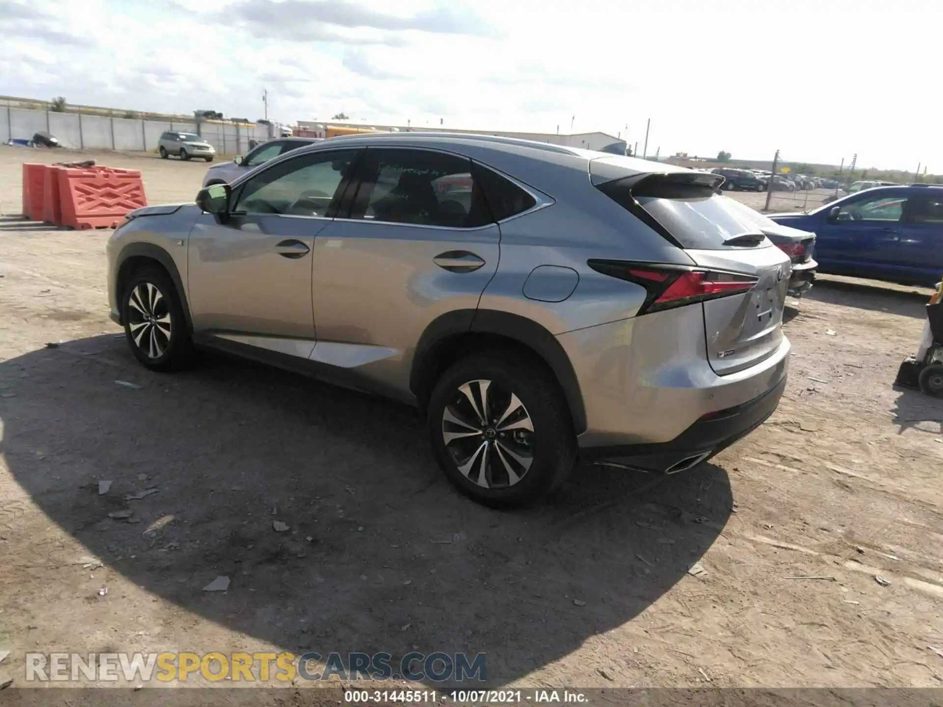 3 Photograph of a damaged car JTJSARDZ1M2240524 LEXUS NX 2021