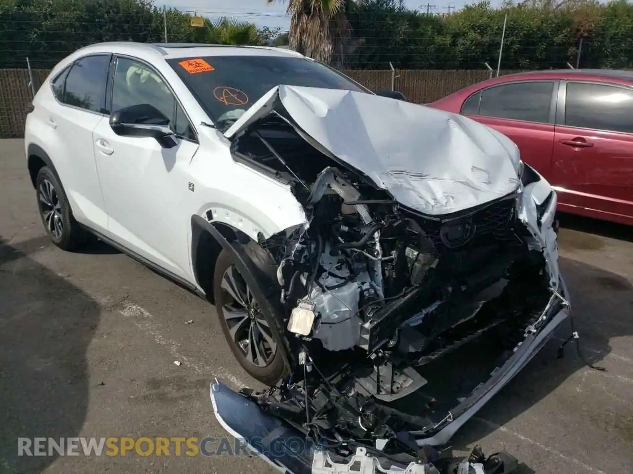 1 Photograph of a damaged car JTJSARDZ1M2263768 LEXUS NX 2021