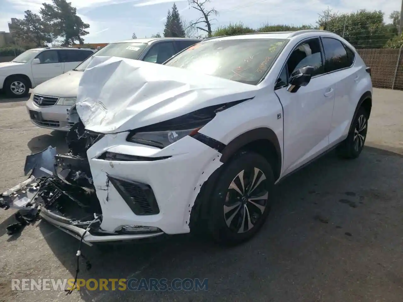 2 Photograph of a damaged car JTJSARDZ1M2263768 LEXUS NX 2021