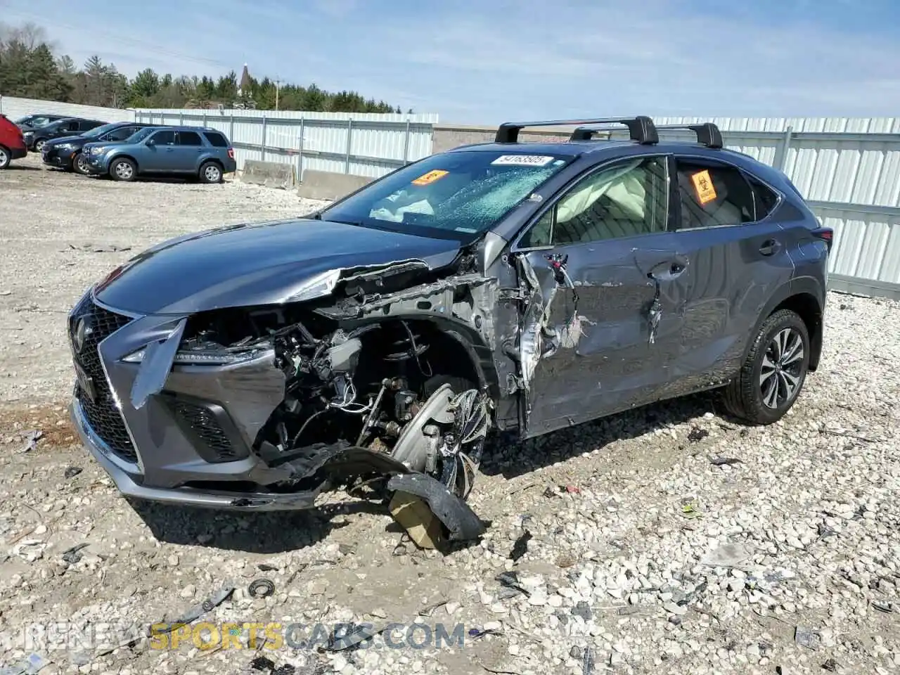 1 Photograph of a damaged car JTJSARDZ2M2255498 LEXUS NX 2021