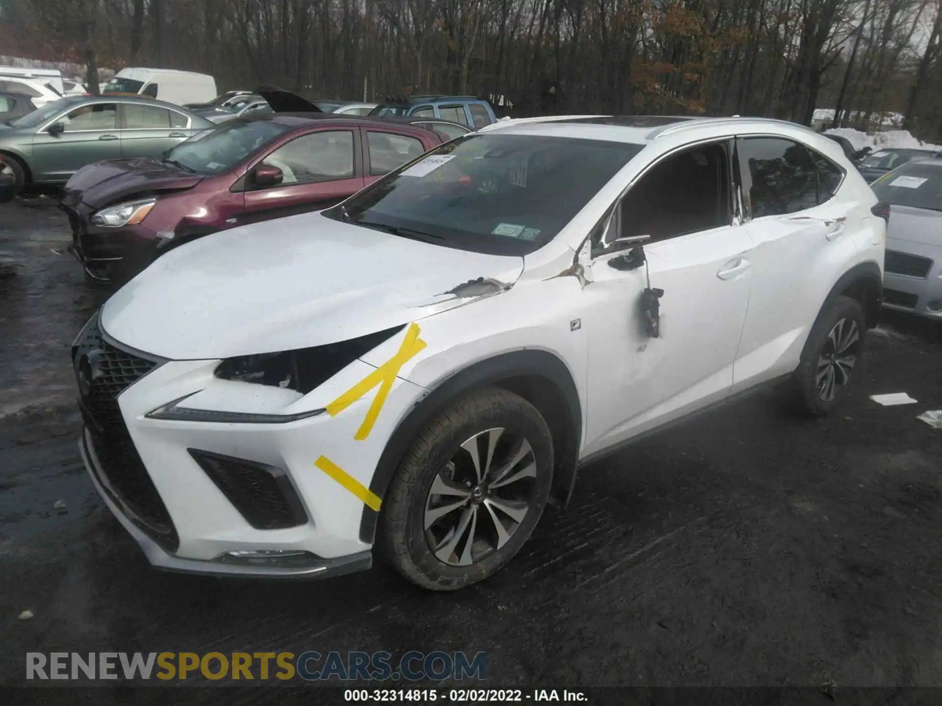 2 Photograph of a damaged car JTJSARDZ3M2248799 LEXUS NX 2021
