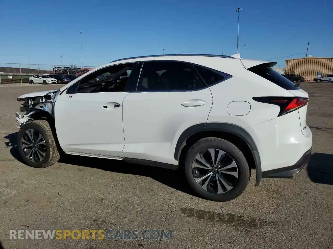 2 fotografías del automóvil dañado JTJSARDZ3M2257664 LEXUS NX 2021