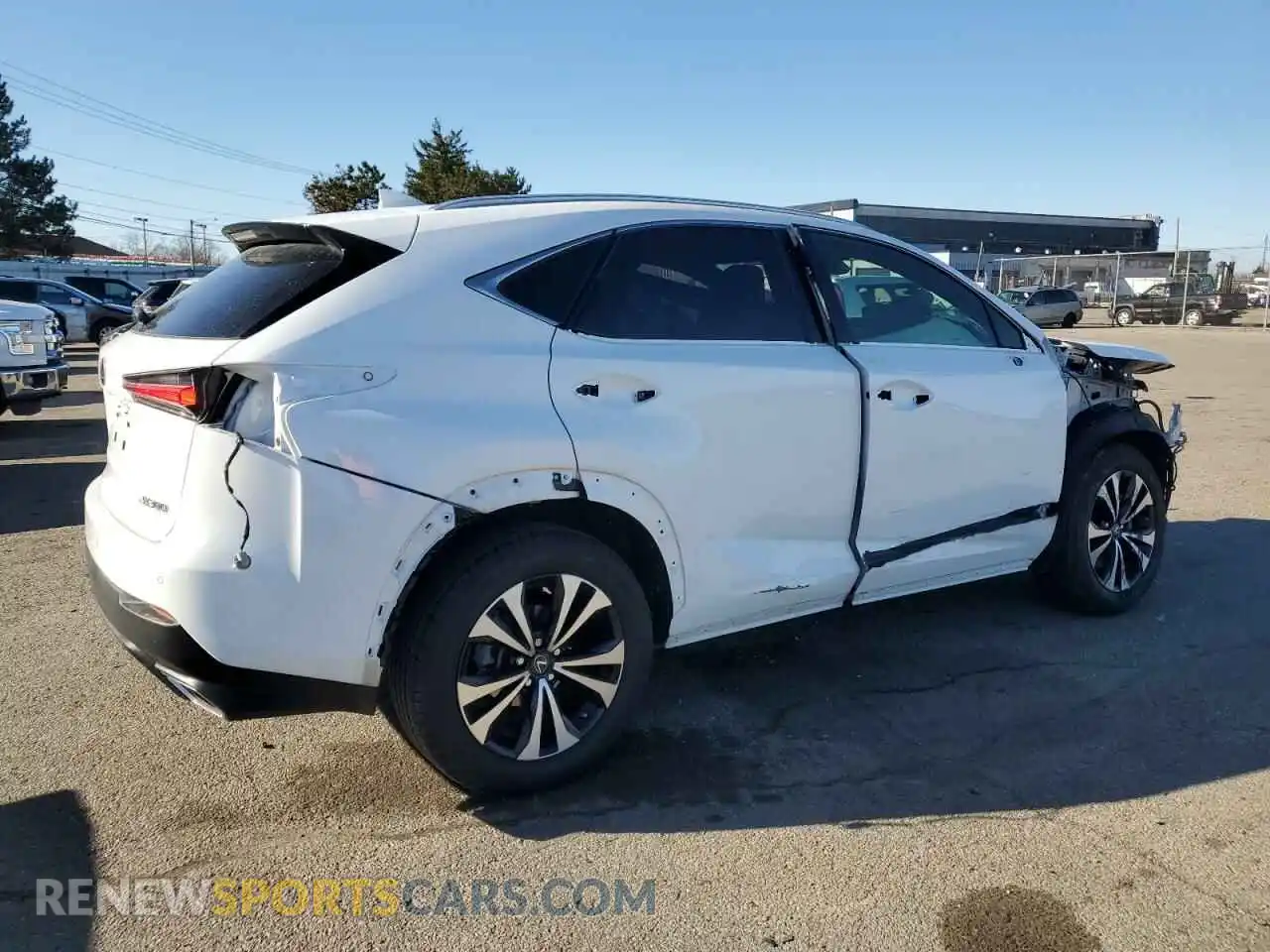 3 fotografías del automóvil dañado JTJSARDZ3M2257664 LEXUS NX 2021