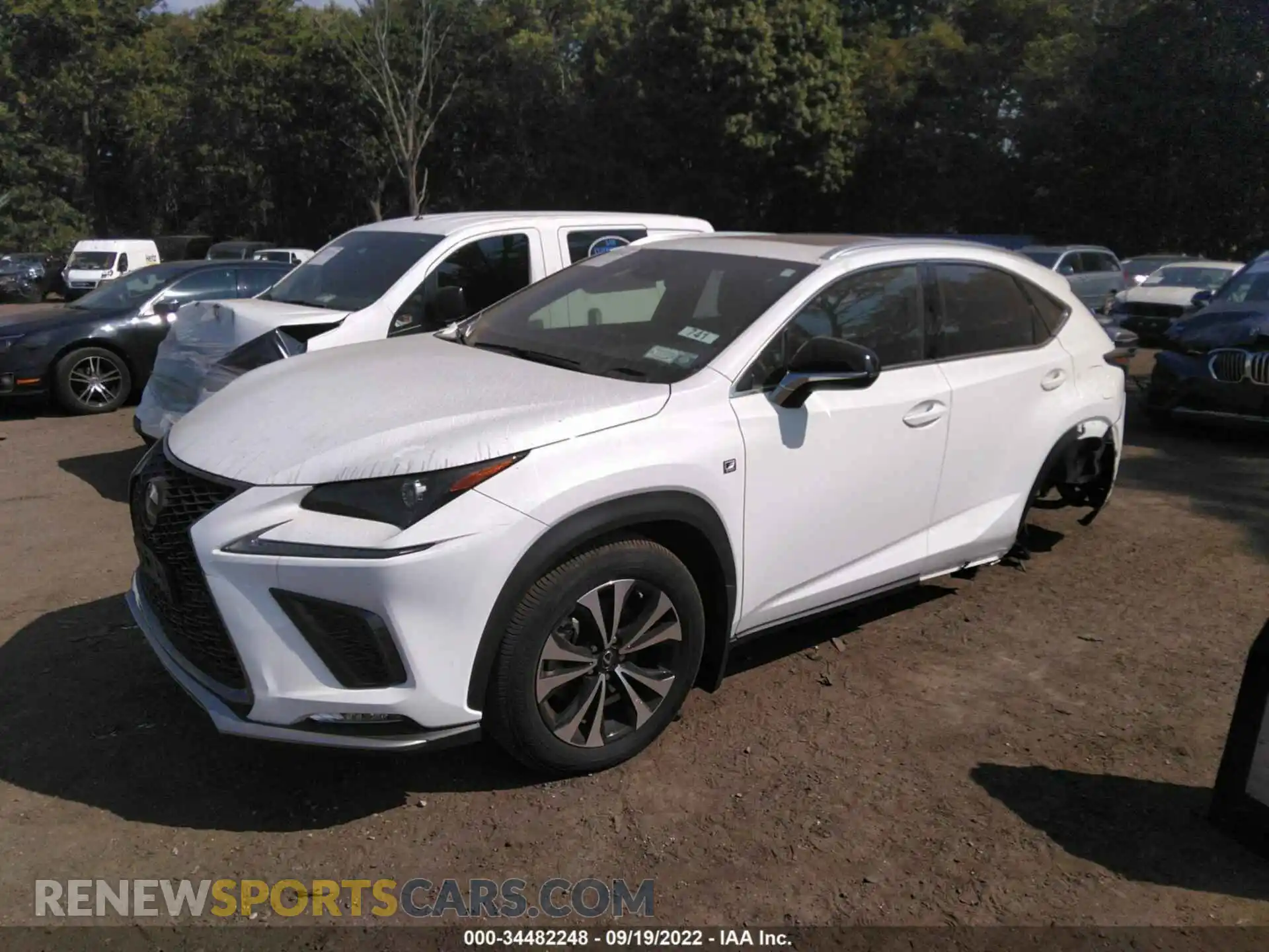 2 Photograph of a damaged car JTJSARDZ3M2262184 LEXUS NX 2021