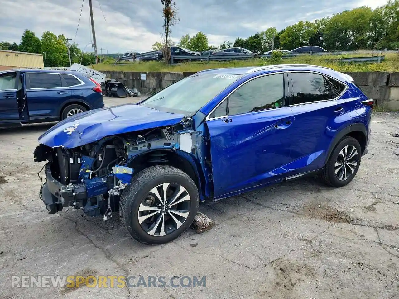 1 Фотография поврежденного автомобиля JTJSARDZ6M2245704 LEXUS NX 2021