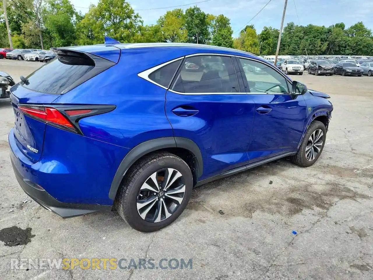 3 Фотография поврежденного автомобиля JTJSARDZ6M2245704 LEXUS NX 2021