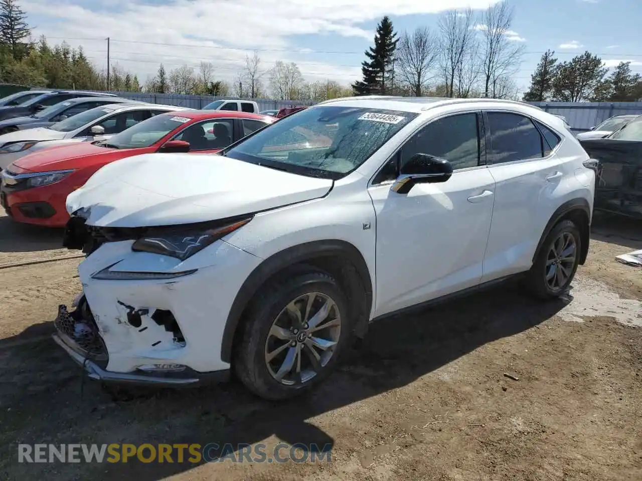1 Photograph of a damaged car JTJSARDZ6M5023744 LEXUS NX 2021