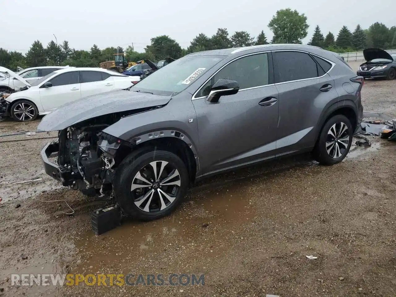 1 Photograph of a damaged car JTJSARDZ7M2237515 LEXUS NX 2021