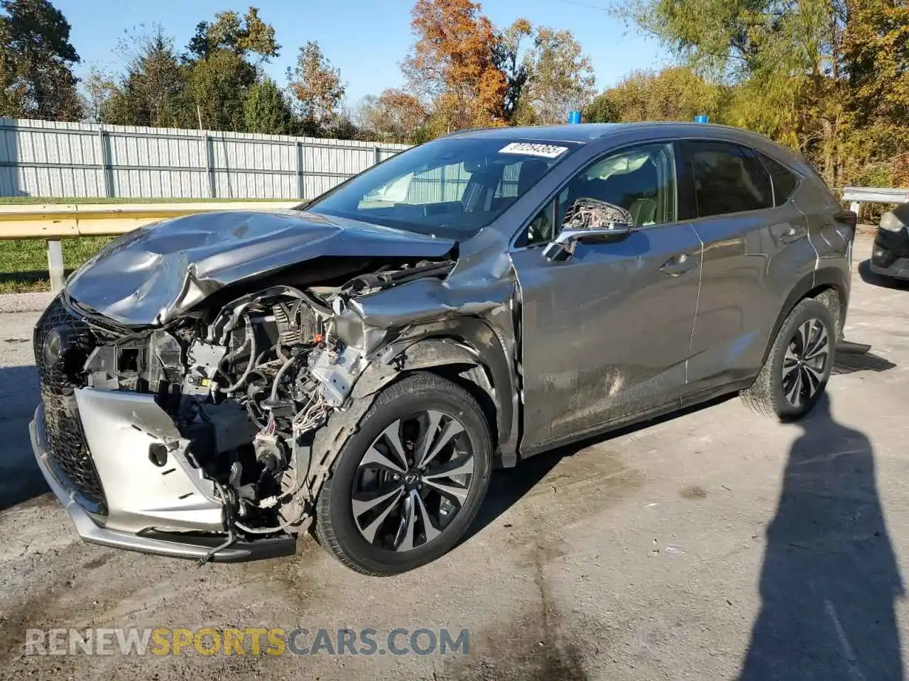 1 Фотография поврежденного автомобиля JTJSARDZ7M2248160 LEXUS NX 2021